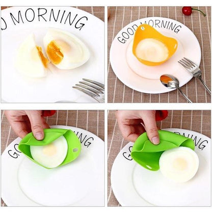 Silicone Egg Poacher (Set of 4 PCS)